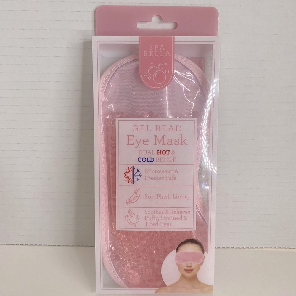 🖤2/$20 Spa Bella Gel Bead Eye Mask – Hot & Cold Therapy